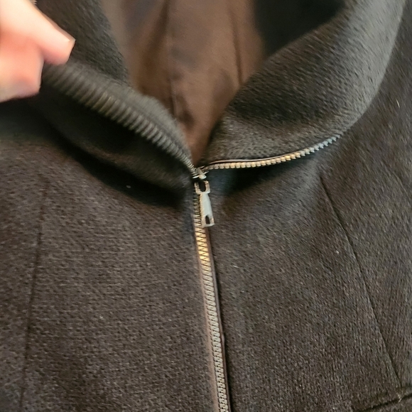 Lafayette 148 New York Black Zippered Jacket Size 10 - Picture 6 of 12